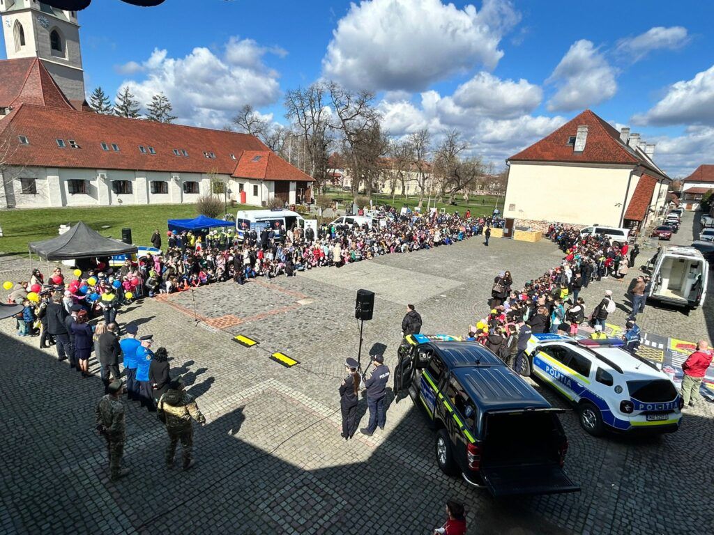 FOTO/VIDEO – Ziua Poliției Române, serbată la Cetatea Medievală Târgu Mureș: 202 ani în slujba cetățenilor!