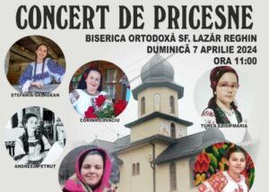 Concert de pricesne și lansare de carte la Reghin