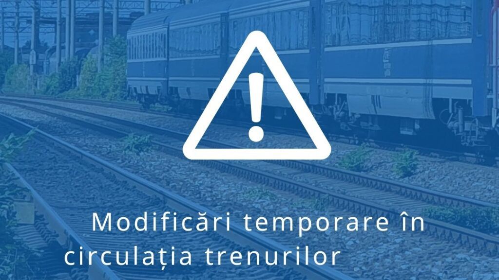 CFR Călători: Mai multe curse de pe raza județului Mureș vor fi anulate pe timp de weekend
