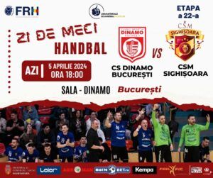 Handbal: CSM Sighișoara, bătălie cu Dinamo București