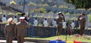 Ceremonie militară în Cimitirul Eroilor din Târgu Mureș