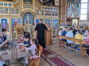 Atelierul „Comori duhovnicești pe drumul spre Înviere”,  în parohia Gănești