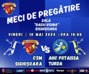 Handbal: Meci de pregătire la Sighișoara