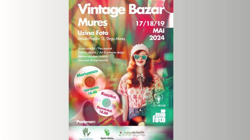 Vintage Bazar Mureș: O campanie de strângere de donații, la Uzina Foto